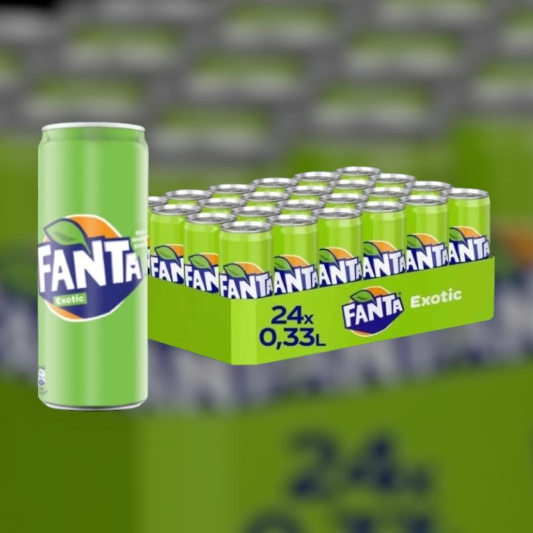 Fanta exotic 0.33L (24copë)