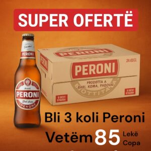 Ofertë: Peroni shishe 3 koli (72copë)