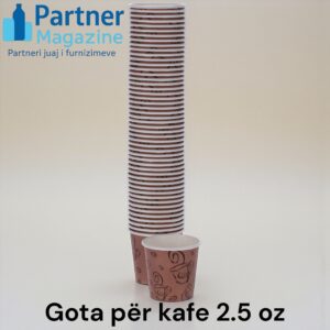 Gota kartoni Per kafe 2.5oz (50cope)