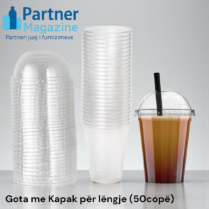 Gota me kapak për lëngje 350ml (50copë)