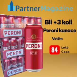 Ofertë: 3 koli Peroni Kanace 0.5L (72 copë)
