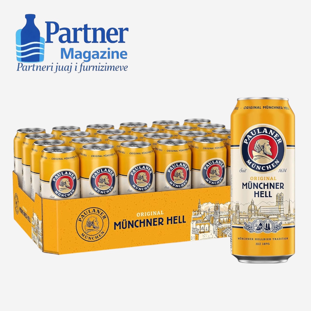 Paulaner Kristal Kanace 0.5L (24copë)