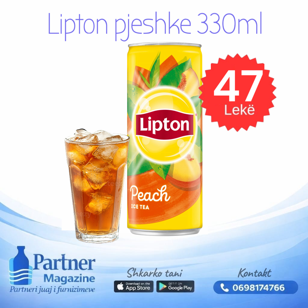 Lipton pjeshke 330ml (24cope)